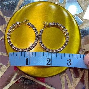 Crystal Hoop Earrings